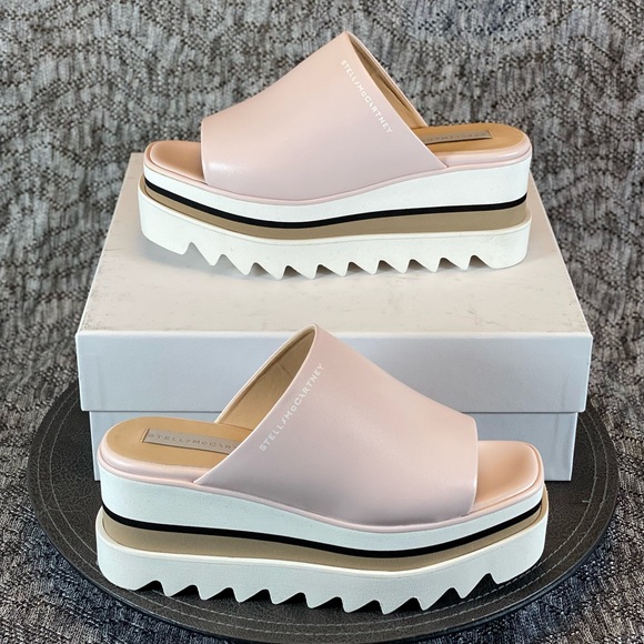 Stella McCartney Sneakelyse Semi Shine Sandal Platform